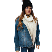 Kurtka Jeansowa ocieplana Denim Co.