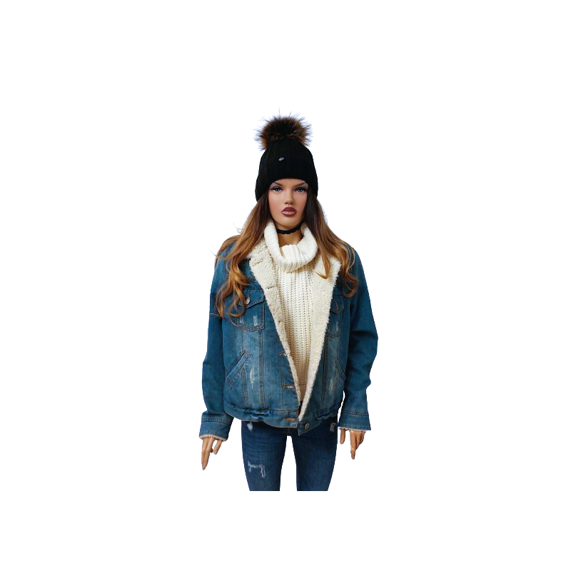 Kurtka Jeansowa ocieplana Denim Co.