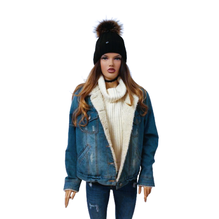 Kurtka Jeansowa ocieplana Denim Co.