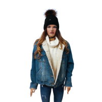 Kurtka Jeansowa ocieplana Denim Co.