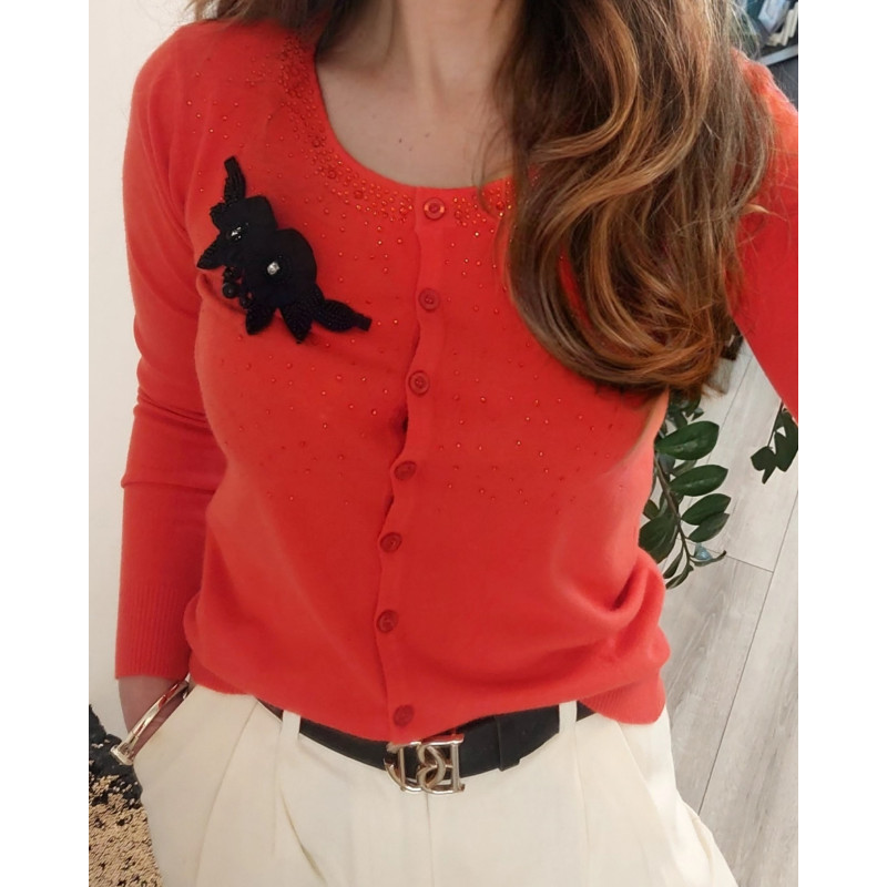 Sweter rozpinany S/M