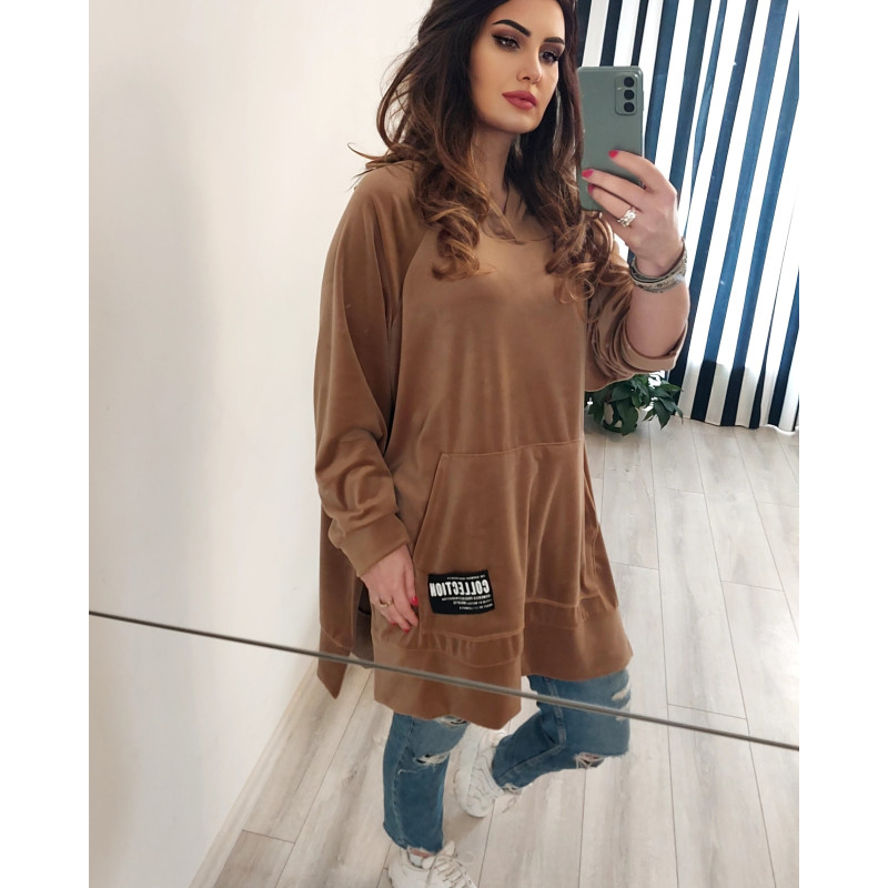 Tunika  Welurowa Oversize