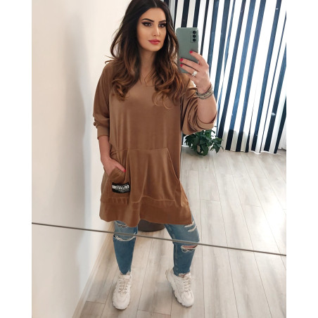 Tunika  Welurowa Oversize
