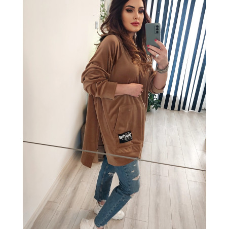 Tunika  Welurowa Oversize