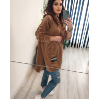 Tunika  Welurowa Oversize