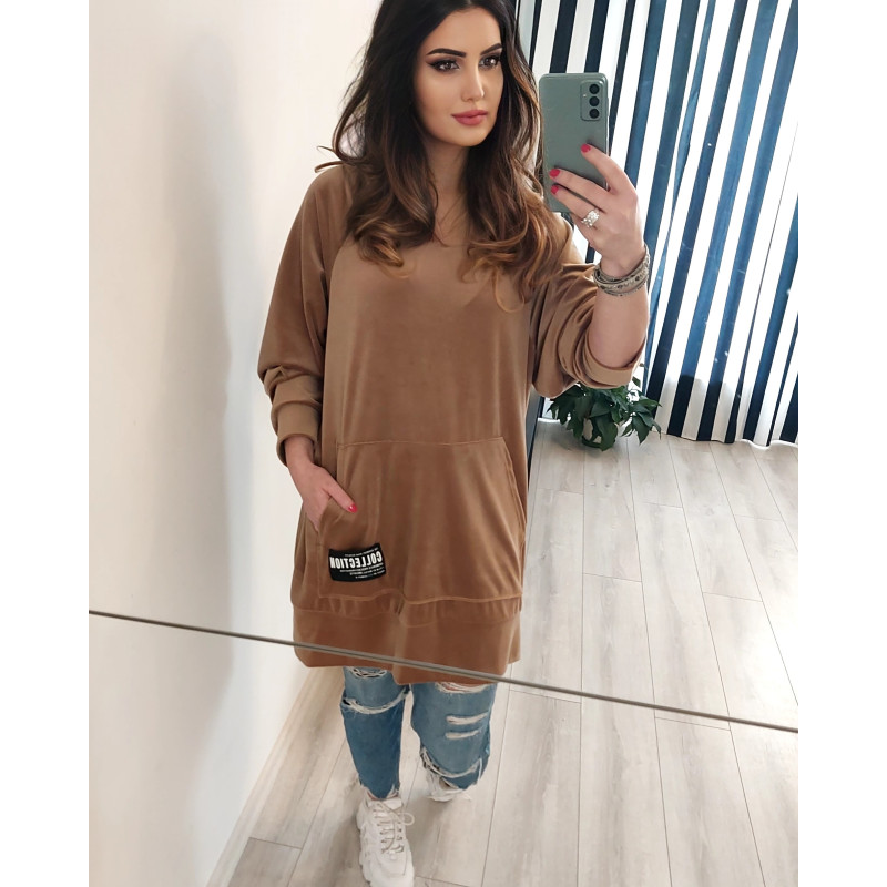 Tunika  Welurowa Oversize