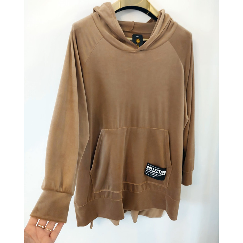 Tunika  Welurowa Oversize